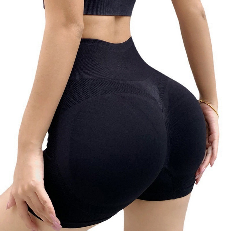 Women's High-Waist Yoga/Gym Shorts