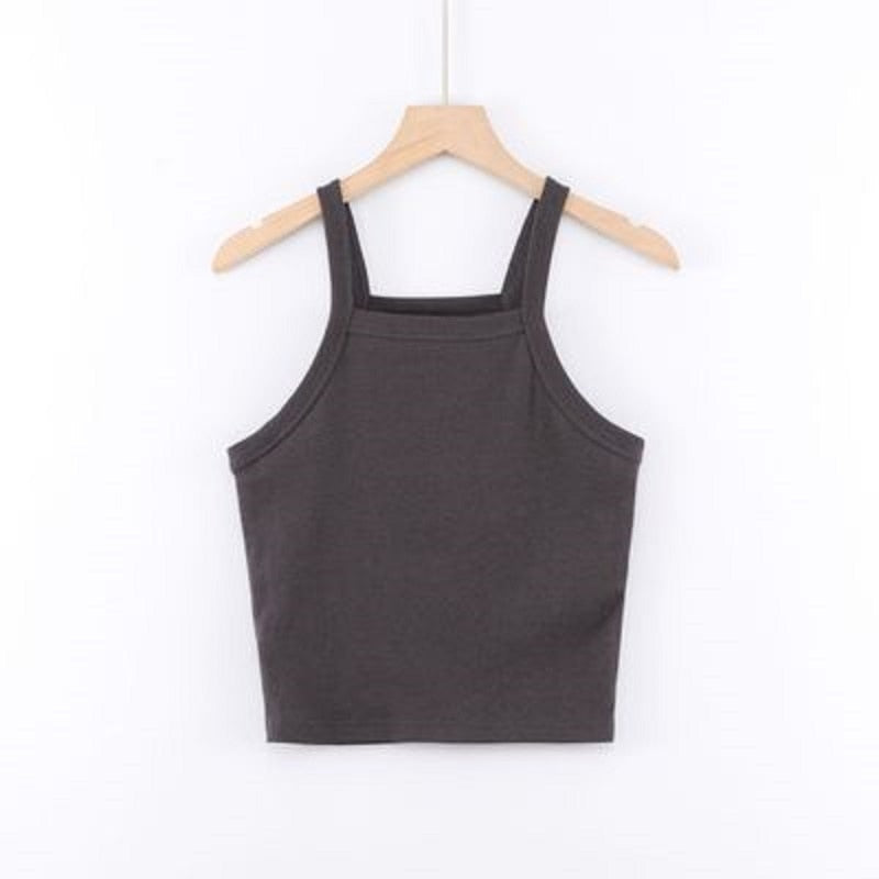 Women's Sleeveless Low-Cut Tank Top