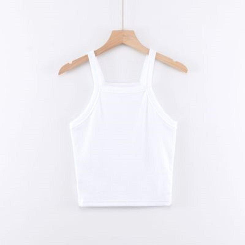 Women's Sleeveless Low-Cut Tank Top