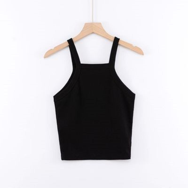 Women's Sleeveless Low-Cut Tank Top