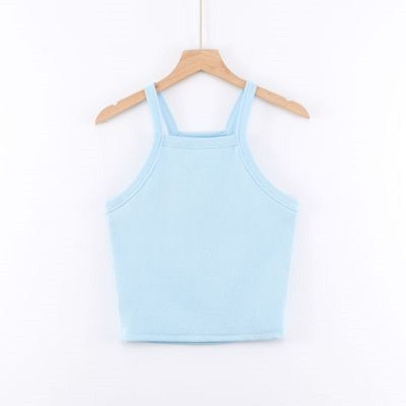 Women's Sleeveless Low-Cut Tank Top