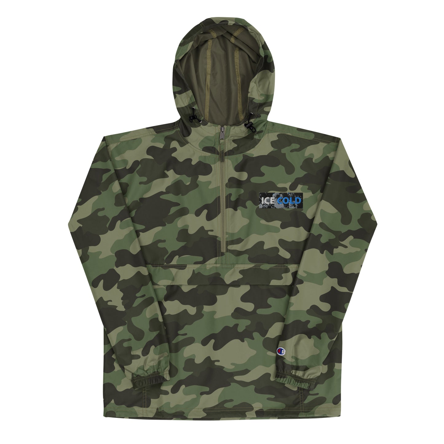 ICE COLD Embroidered Champion Packable Jacket