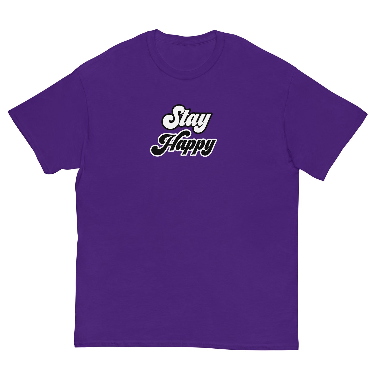 Unisex Stay Happy T-shirt